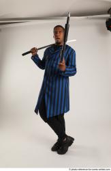 Garson STANDING POSE WITH KATANA AND SHOTGUN